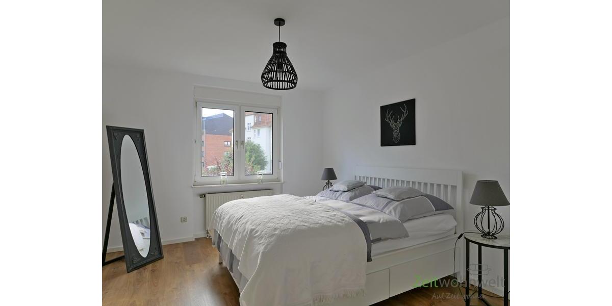 Blick ins Schlafzimmer