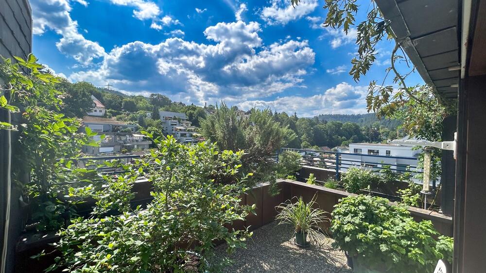 Blick von der kleinen Terrasse