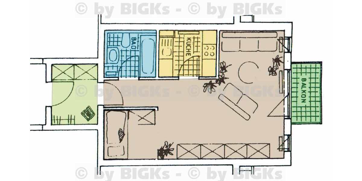 BIGKs: Albrechts:1 12 Zimmer-Wohnung mit Einbauküche,Balkon (-;) - Etagenwohnung Suhl Albrechts | Angebot:6629623