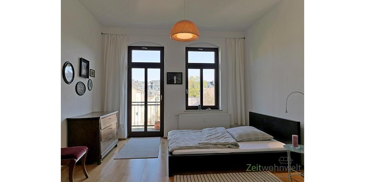 Blick zum Balkon