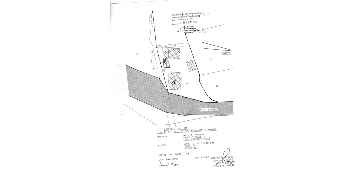 Lageplan haus 18