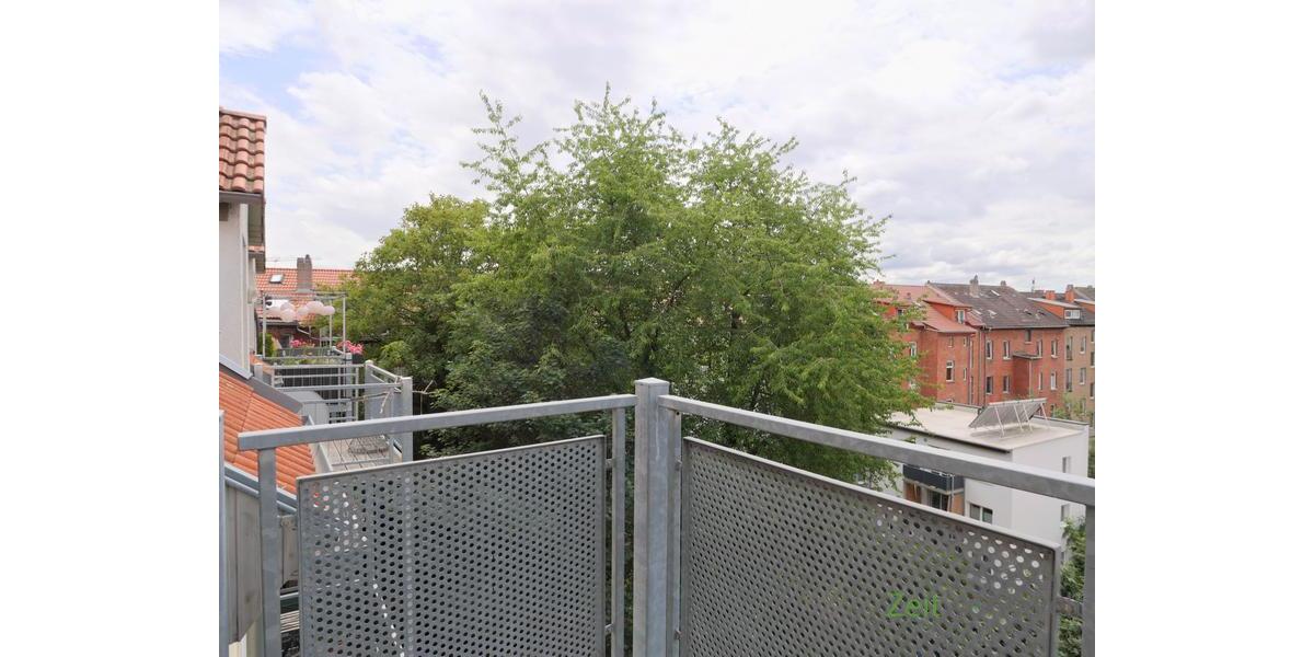 Blick vom Balkon