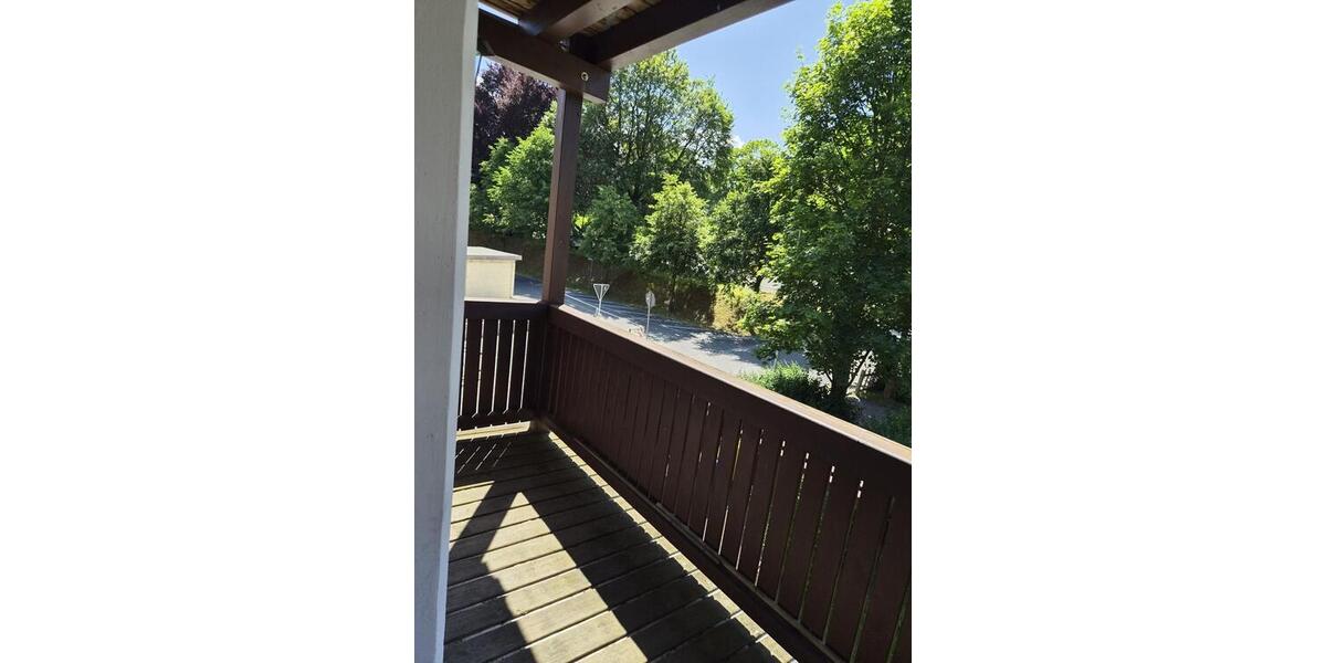 Blick vom Balkon