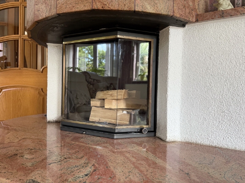 Kamin im Wohnzimmer