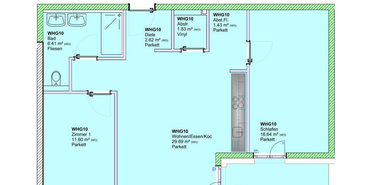 Wohnung 10, 20, 30, 40