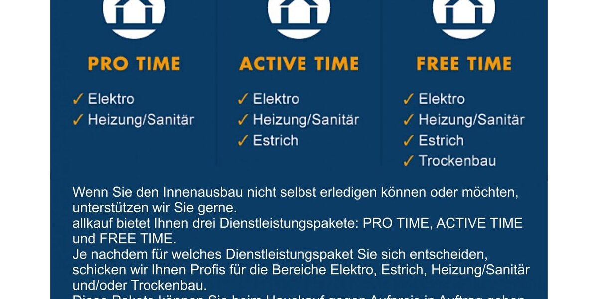 Flexible Ausbau-Optionen