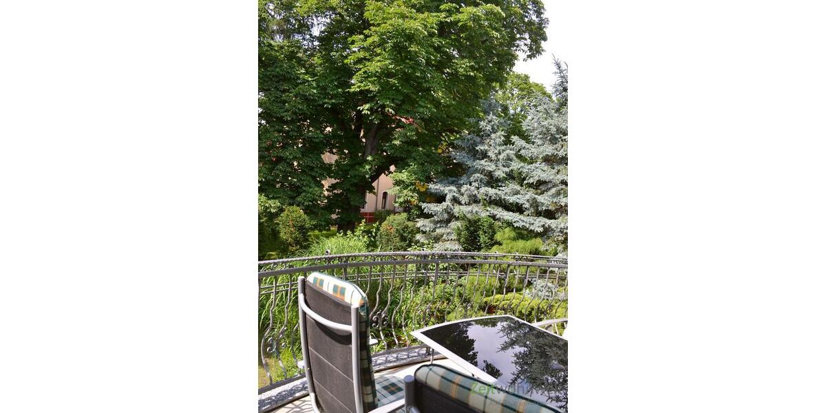 Blick vom Balkon