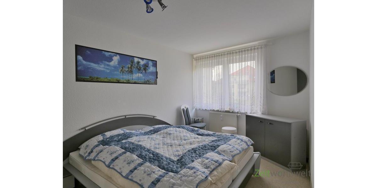 Blick ins Schlafzimmer