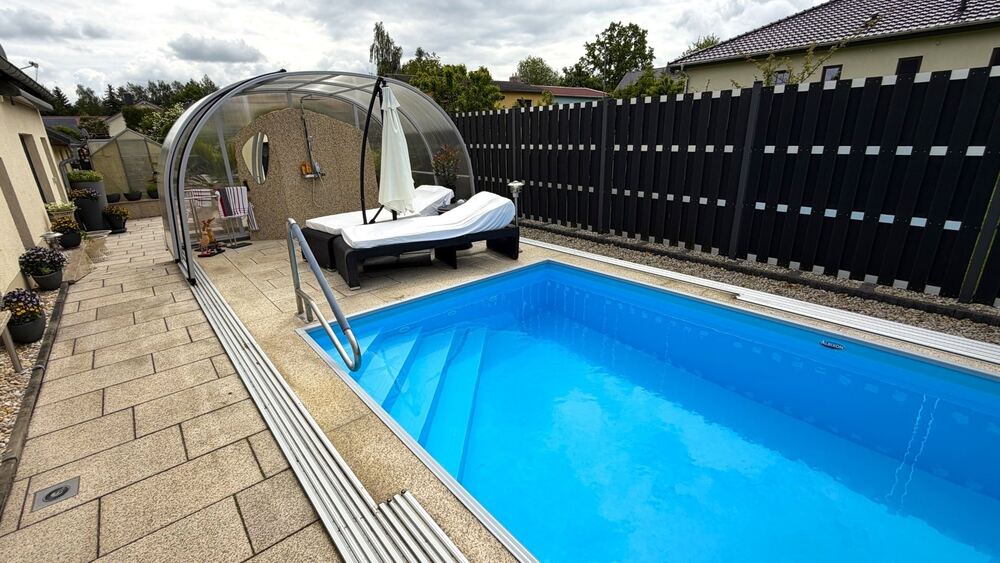 6 x 3 m Pool mit optionaler Überdachung