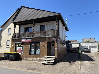 RENDITE, GEWERBE, 2 WOHNEINHEITEN, GROßES LAGER - Wohn- & Geschäftshaus Mettlach | Angebot:27449909