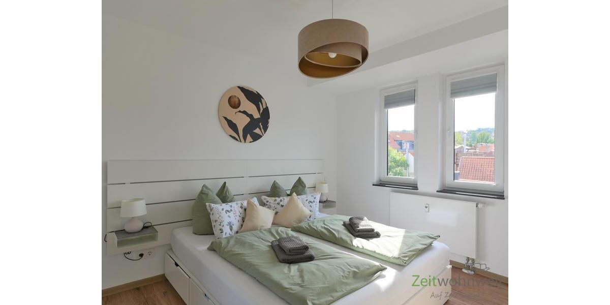 Blick ins Schlafzimmer