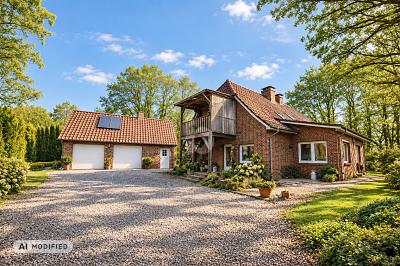 NATURNAH LEBEN, OHNE NACHBARN, ALLEINLAGE - Einfamilienhaus Neu Wulmstorf | Angebot:27453179