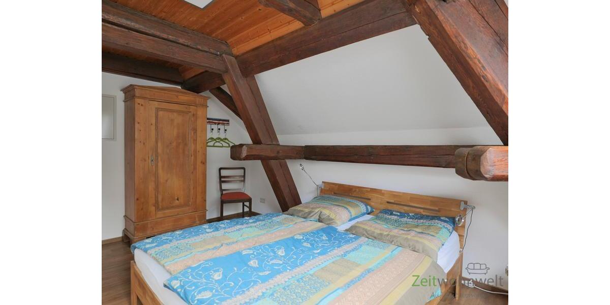 Blick ins Schlafzimmer