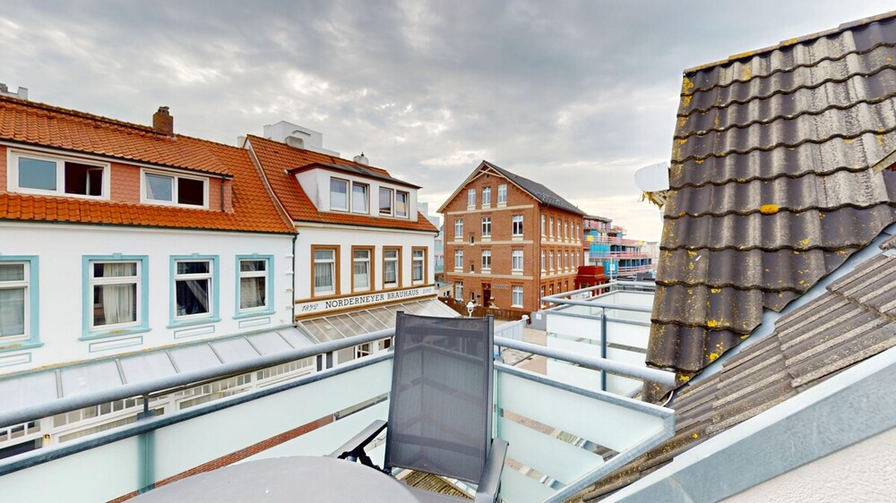 Blick vom Balkon