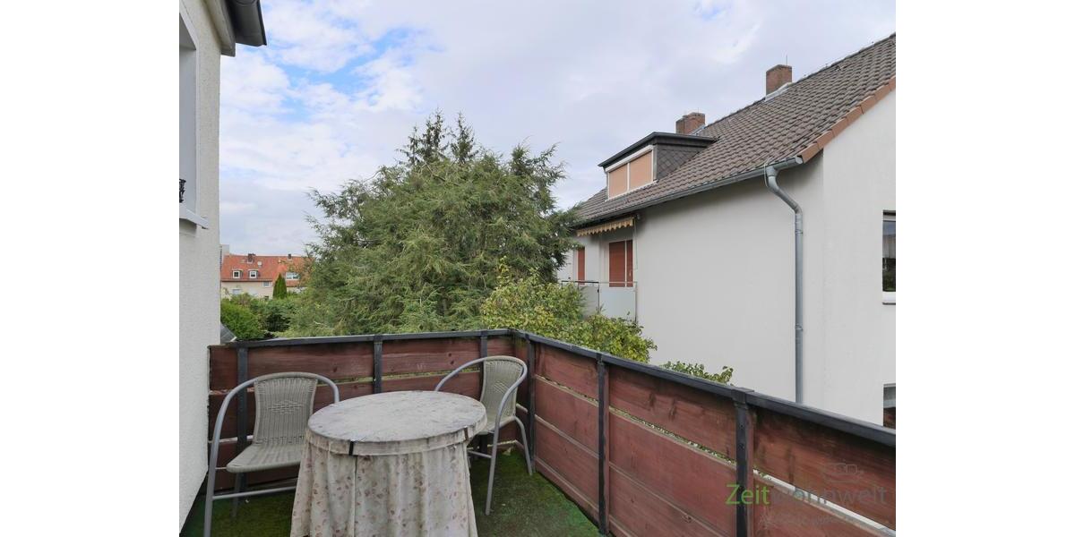 Blick vom Balkon