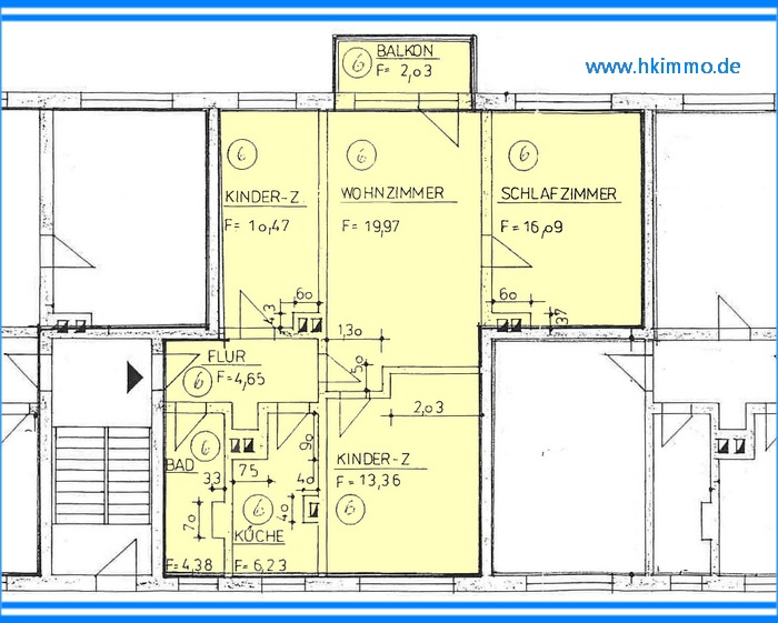 Grundrtiß Wohnung