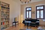 (EF0522_M) Dresden: Leipziger Vorstadt, möblierte 2-ZKB mit Parkett und ruhigem Sonnenbalkon, denkmalgeschütztes Haus - Etagenwohnung Dresden Leipziger Vorstadt | Angebot:26972290
