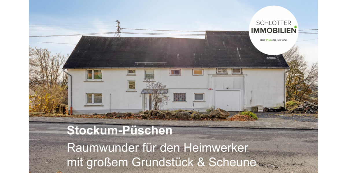 Haus für den Handwerker mit großem Grundstück - Einfamilienhaus Stockum-Püschen Püschen | Angebot:23620307