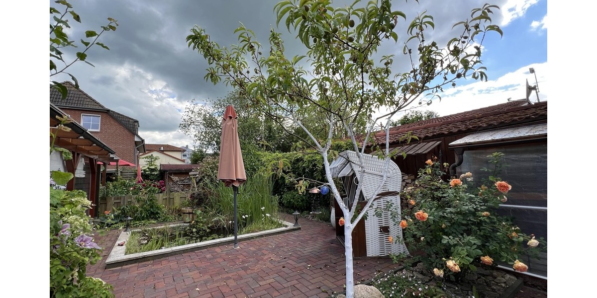Seitlicher Blick Garten
