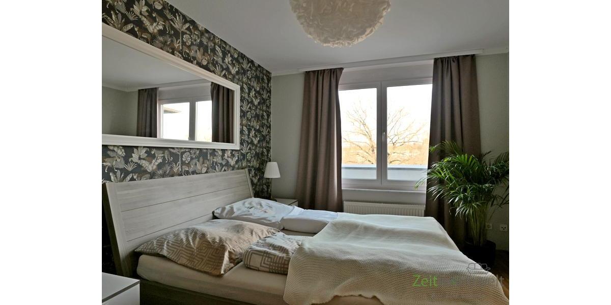 Blick ins Schlafzimmer