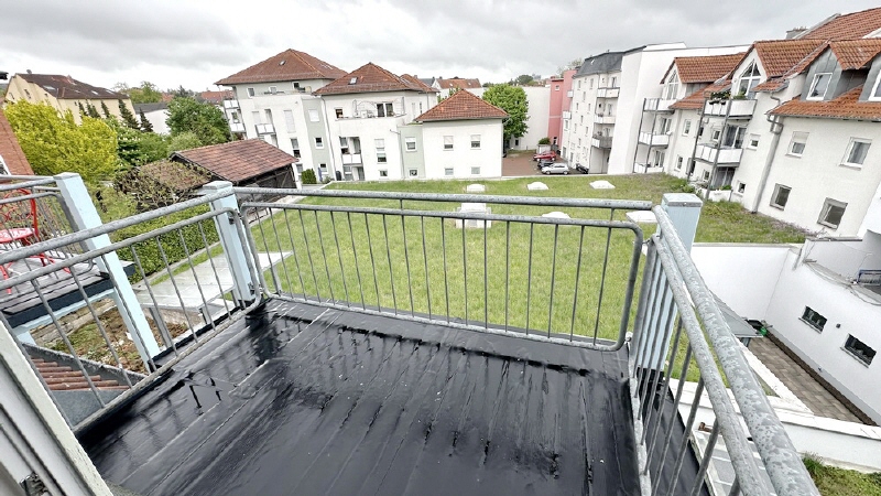 Blick vom Balkon