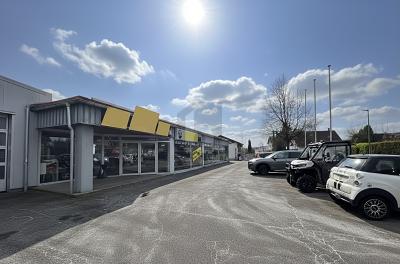 REPRÄSENTATIV, SICHTBAR AN HAUPTSTRASSE - Gewerbeobjekt Erkheim | Angebot:27093289