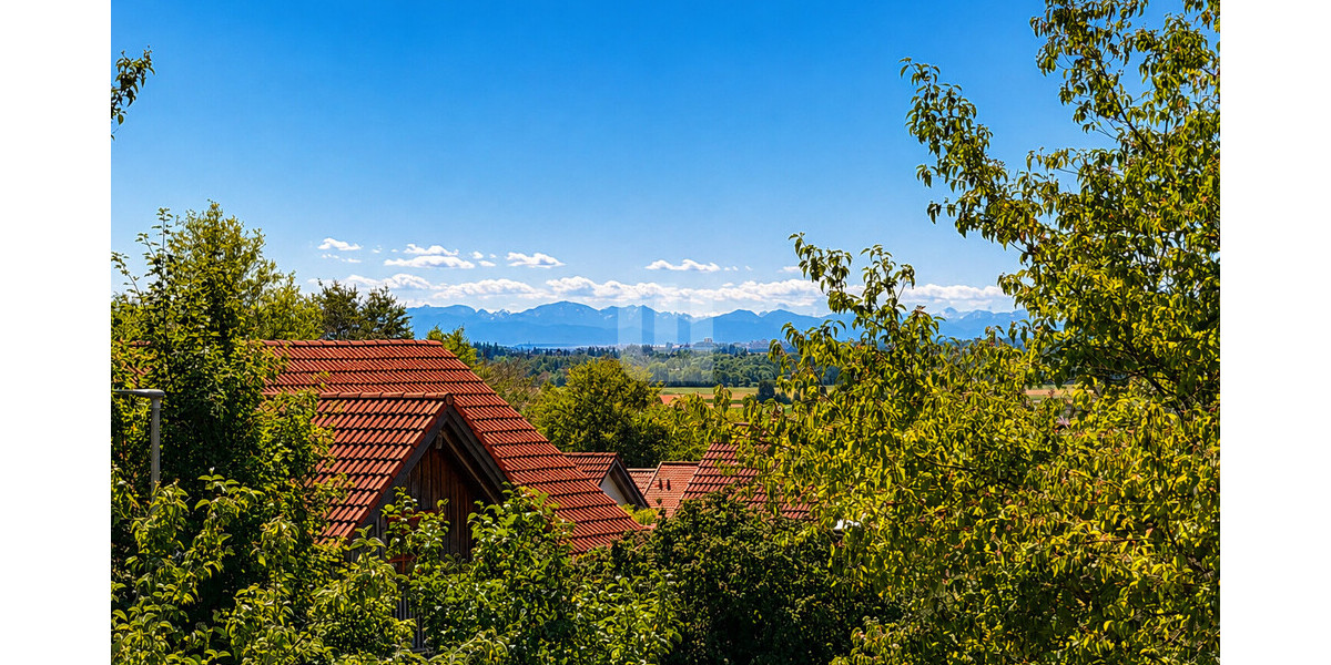 Ausblick Alpenpanorama