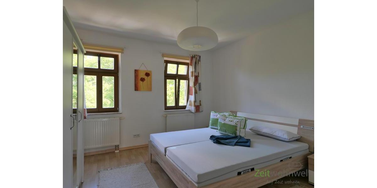 Blick ins Schlafzimmer