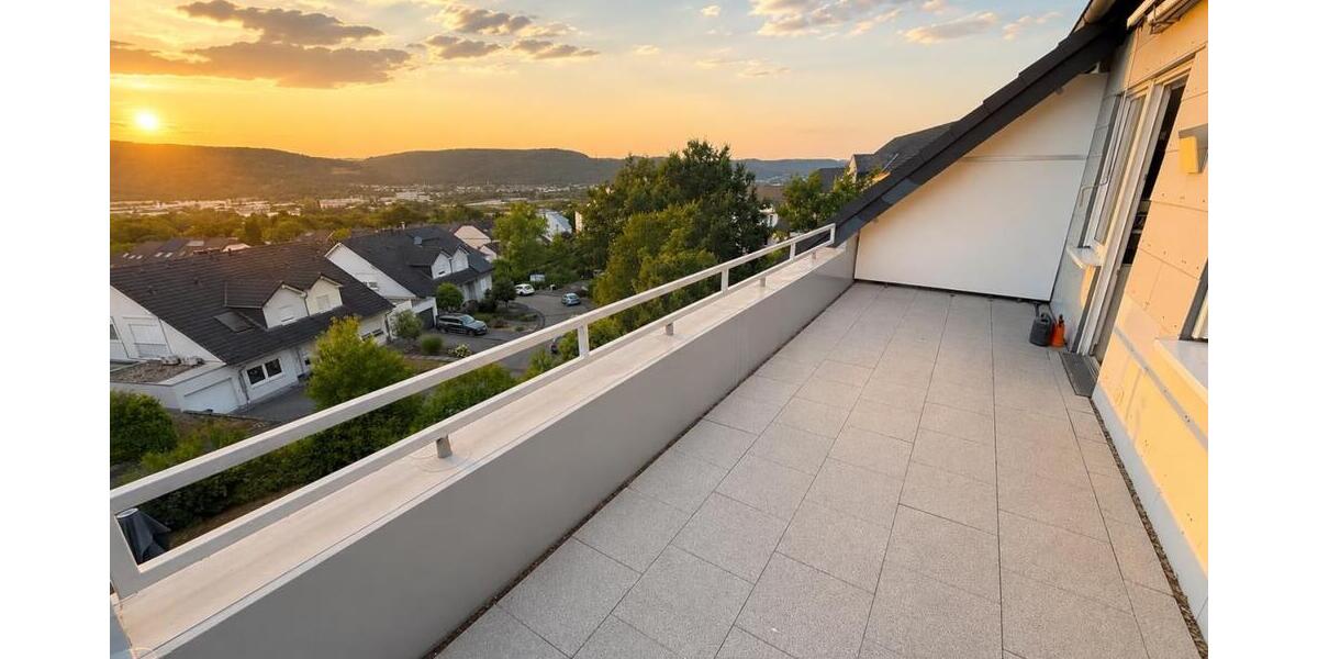 Attraktive Maisonettewohnung mit schöner Dachloggia und tollem Blick in Trier-Feyen - Dachgeschoßwohnung Trier Feyen-Weismark | Angebot:27076055