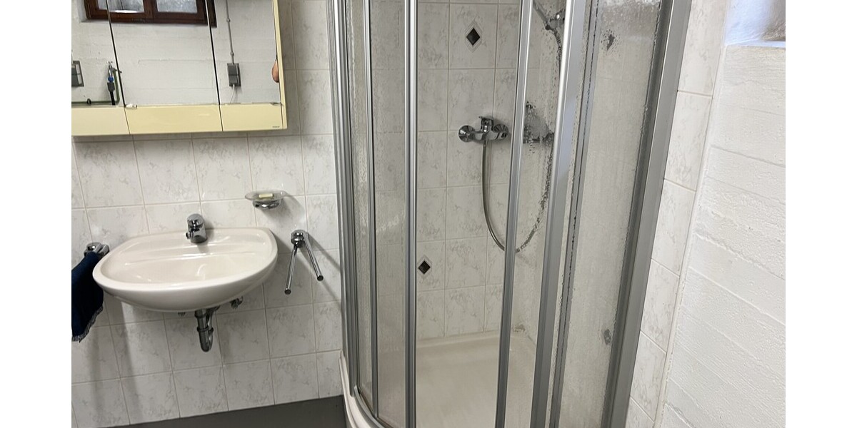 Hauswirtschaftsraum mit Dusche