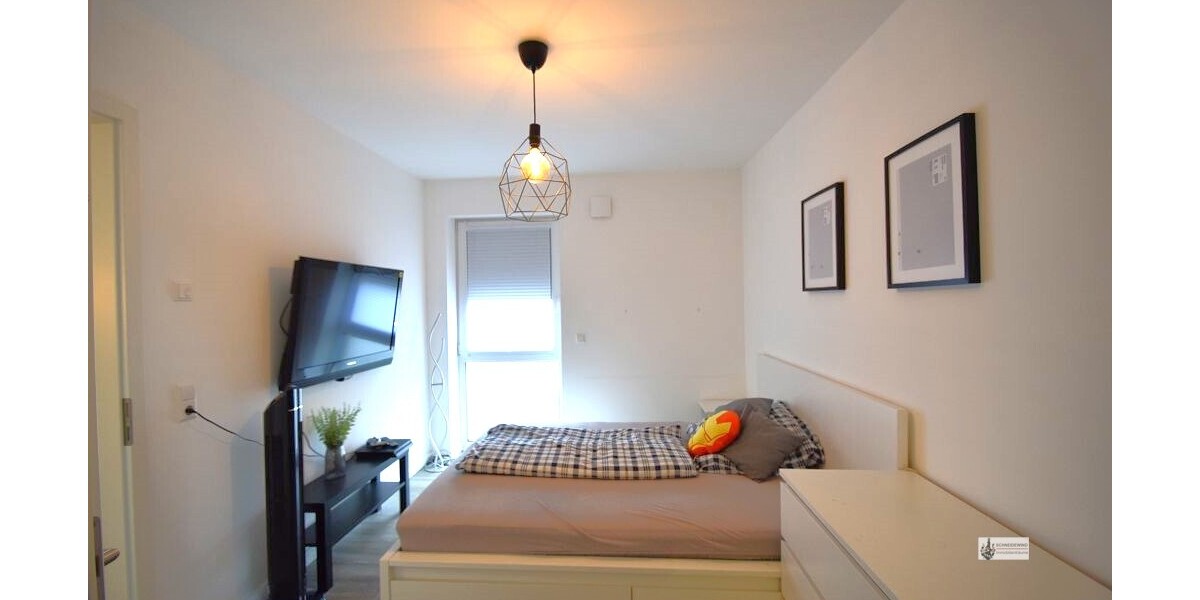 Schlafzimmer mit Fernsehanschluß