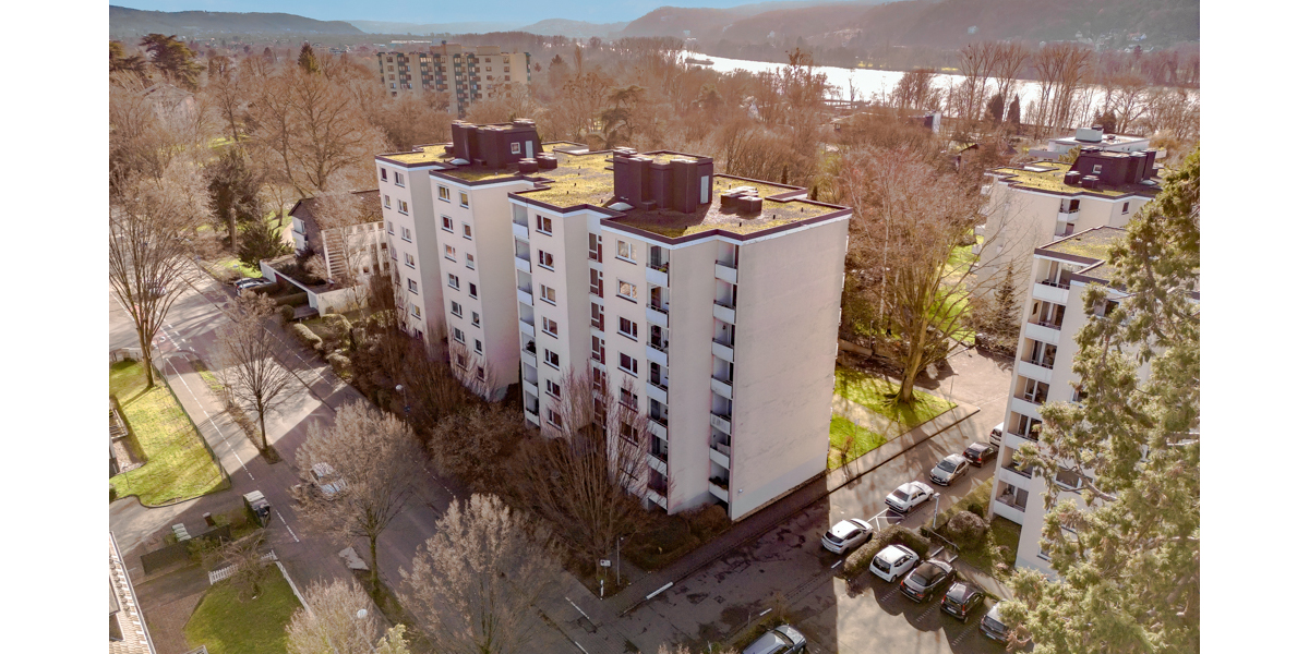 Wohnen mit Blick auf das Siebengebirge – großzügige Wohnung mit drei Balkonen *provisionsfrei* - Etagenwohnung Bad Honnef | Angebot:25427026