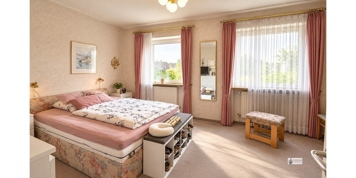 Großes Schlafzimmer im OG
