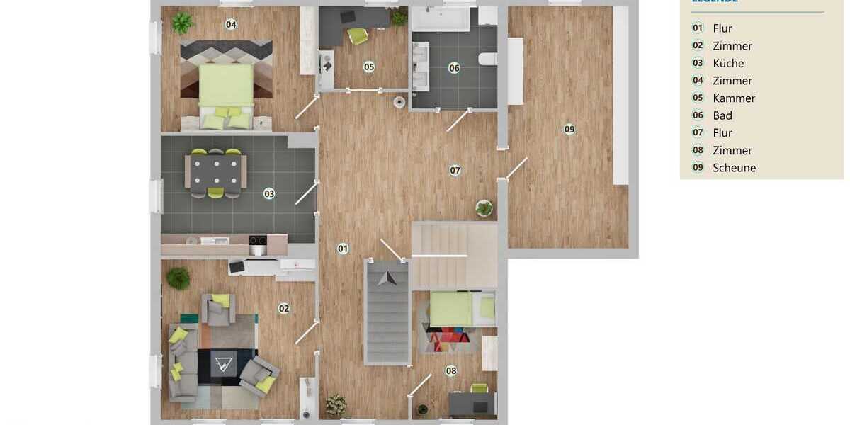 Grundriss Obergeschoss