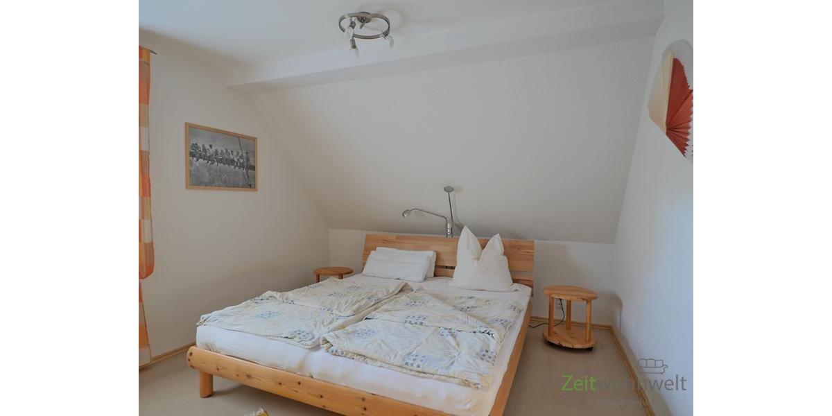 Blick ins Schlafzimmer