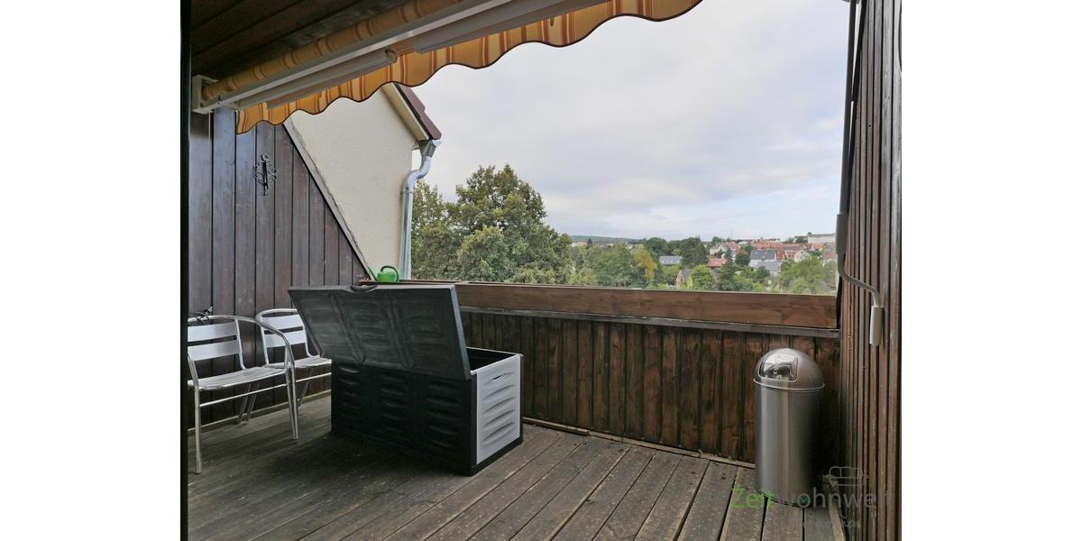 Blick vom Dachbalkon