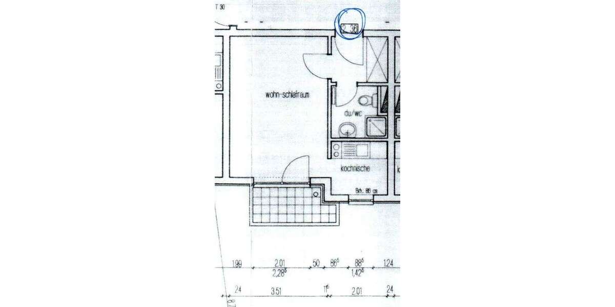Grundriss WE 36