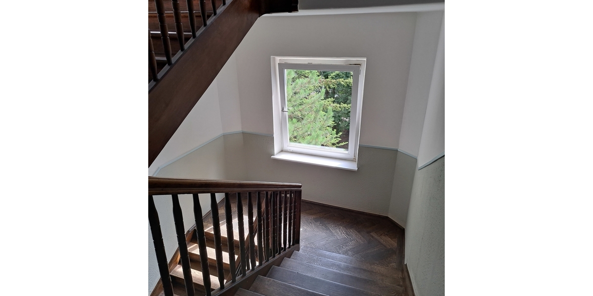alte Holztreppe