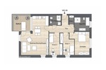 Erstbezug! Moderne 4-Zimmer Wohnung mit Garagenstellplatz - Etagenwohnung Hartmannsdorf | Angebot:26557057