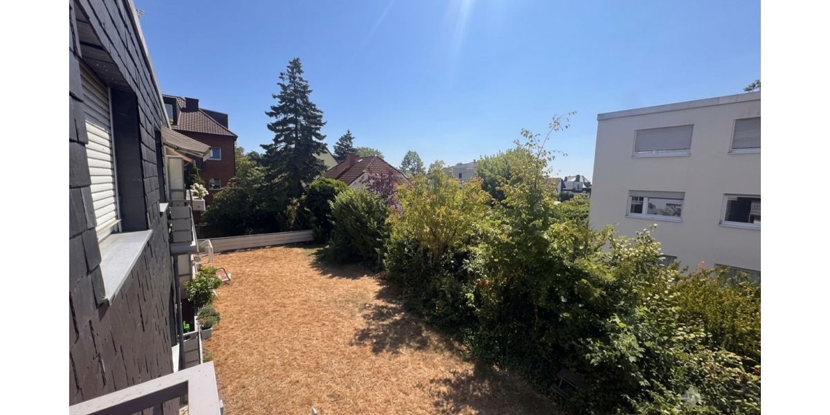 Außenblick Balkon